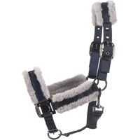 Produktbild von Cavallo Cavaljero Halfter für Pferde aus Satin in Blau