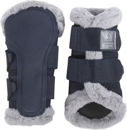 Produktbild von Cavallo Cavaljoca Gamaschen für Pferde in Schwarz und Blau Größe M