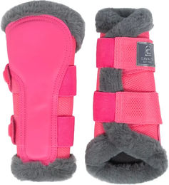 Produktbild von Cavallo Cavaljoca Geschlossene Gamaschen für Pferde aus Kunstleder Rosa Größe L