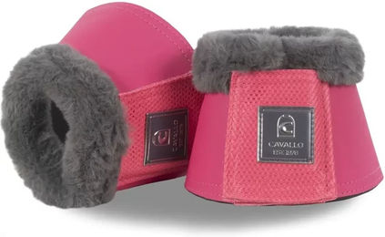 Produktbild von Cavallo Cavaljodi Hufglocken Gamaschen aus Kunstleder Rosa Größe M