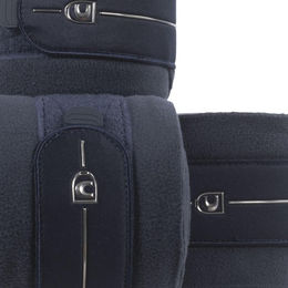 Produktbild von Cavallo CAVALJOLA Gamaschen aus Fleece in Weiß und Blau