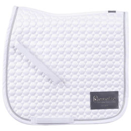 Cavallo CAVALJOLLY Dressurschabracke für Ponys in Weiß und Silber aus Polyester – Bild 1 von 4