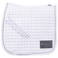 Produktbild von Cavallo CAVALJOLLY Dressurschabracke für Ponys in Weiß und Silber aus Polyester