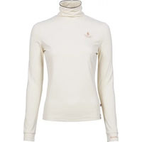 Produktbild von Cavallo Cavallivy Rollkragenpullover Damen in Beige und Weiß Größe 46