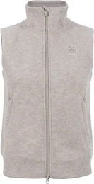 Produktbild von Cavallo Cavalrebeca Ärmellose Reitweste Damen aus Fleece in Beige oder Grau Größe 44