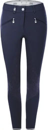 Cavallo Cayenne Reithose Damen mit Full Grip aus Baumwolle Blau – Bild 1 von 4