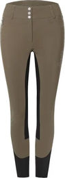 Cavallo Cayenne Reithose Damen mit Full Grip aus Kunstleder in Grau oder Beige – Bild 1 von 2