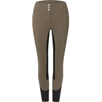 Produktbild von Cavallo Cayenne Reithose Damen mit Full Grip aus Kunstleder in Grau oder Beige