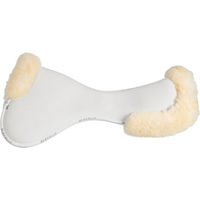 Produktbild von Cavallo CC Memory Foam Half Pad mit Lammfell in Weiß