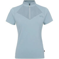 Produktbild von Cavallo Damen Reitshirt Britny Halfzip Shirt Blau Schwarz