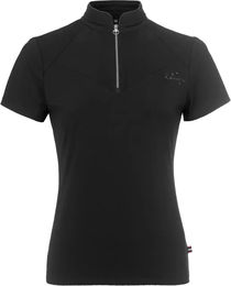 Cavallo Damen Reitshirt Britny Halfzip Sommer Schwarz Größe 38 – Bild 1 von 4