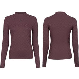 Cavallo Damen Stehkragen Shirt CAVALDELMA in Dusty Plum Größe 42 – Bild 1 von 1