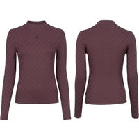 Produktbild von Cavallo Damen Stehkragen Shirt CAVALDELMA in Dusty Plum Größe 42