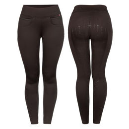 Cavallo Damen Winter Reitleggings CAVALLIZ Grip RL HW 2026 café noir – Bild 1 von 1