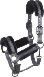Cavallo Fellhalfter Cavaljero für Vollblut aus Stoff in Grau oder Schwarz – Bild 1 von 2
