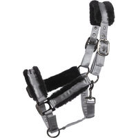 Produktbild von Cavallo Fellhalfter Silvergrey Horsefashion für Warmblut in Größe WB