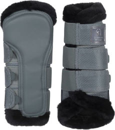 Cavallo Gamaschen aus Kunstleder in Grün oder Grau Größe M – Bild 1 von 4