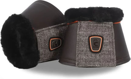 Produktbild von Cavallo Gamaschen Cavalleni aus Kunstleder Schwarz Orange Größe M
