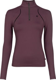 Cavallo Halfzip-Shirt Damen Dusty Plum Größe 44 – Bild 1 von 1