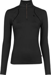 Cavallo Halfzip-Shirt Damen Schwarz Größe 38 – Bild 1 von 1