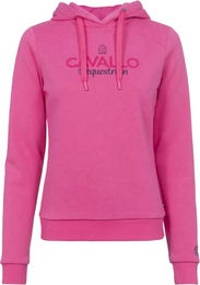 Cavallo Hoodie für Damen aus Baumwolle in Pink Rosa Größe XS – Bild 1 von 2
