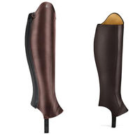 Produktbild von Cavallo Hoppi-Boots Dressage Chaps aus Leder in Mocca Größe 48/34 Sen