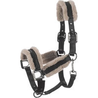 Produktbild von Cavallo Jero Pferdehalfter aus Satin in Schwarz oder Beige