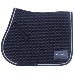 Cavallo Jolly Schabracke Navy Blau mit Silber aus Polyester für das Reitsport-Sattelzubehör – Bild 1 von 5