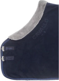 Produktbild von Cavallo Joselle Fleece-Pferdedecke Blau Größe M
