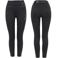 Produktbild von Cavallo Liz Grip RL Damen Reithose Winter Reitleggings Schwarz Größe 32