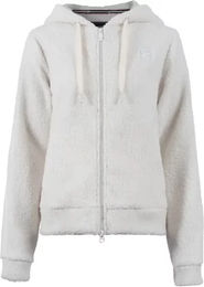 Produktbild von Cavallo Melana Fleecejacke mit Kapuze für Damen in Weiß Größe M