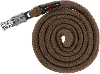 Produktbild von Cavallo Reit-Longe Jean in Braun mit Panik-Karabinerhaken