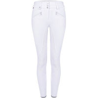 Produktbild von Cavallo Reithose Damen Caja G Hi Waist Stretch Full-Grip Weiß Größe 38