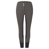 Produktbild von Cavallo Reithose Damen Celine X Grip aus Kunstleder in Grau oder Beige Größe 34