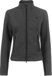 Produktbild von Cavallo Reitjacke Damen mit Vollreißverschluss aus Fleece in Schwarz oder Grau Größe 32