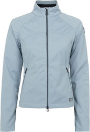 Cavallo Reitjacke Softshelljacke für Damen aus Polyester wasserabweisend in Türkis und Grau – Bild 1 von 5