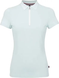 Produktbild von Cavallo Reitshirt Byla Damen Weiß Blau Größe 40