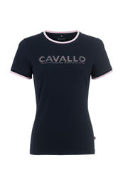 Cavallo Reitshirt Damen aus Baumwolle Blau Größe 34 – Bild 1 von 6