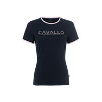 Produktbild von Cavallo Reitshirt Damen aus Baumwolle Blau Größe 34