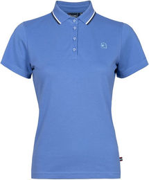 Cavallo Reitshirt für Damen aus Baumwolle Lila Blau Größe M – Bild 1 von 3