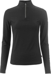 Cavallo Reitshirt Langarm für Damen in Schwarz aus Polyamid – Bild 1 von 5