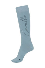 Produktbild von Cavallo Reitstrümpfe für Damen aus Baumwolle Türkis Blau Größe 39-42