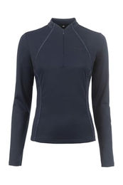 Cavallo Reyna Halfzip-Reitshirt Langarm Funktionsshirt Blau Größe 42 – Bild 1 von 4