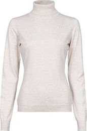Cavallo Rollkragenshirt Damen Sand Stone Größe 32 – Bild 1 von 1