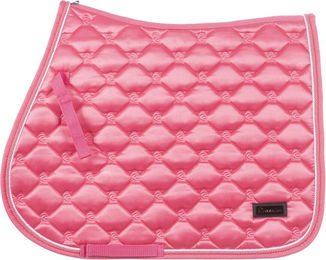 Cavallo Schabracke CAVALHANAYA für Pferde in Silber und Rosa aus Polyester – Bild 1 von 2