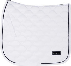 Produktbild von Cavallo Schabracke CavalHanaya White Full Dressur für Warmblut in Weiß und Silber