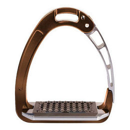 Cavallo Sicherheitssteigbügel AC608 Arena aus Aluminium in Bronze – Bild 1 von 2