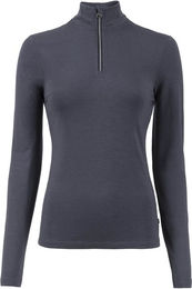 Cavallo Stehkragenshirt Damen Langarmshirt Midnight Grey Größe 34 aus Modal und Wolle – Bild 1 von 1