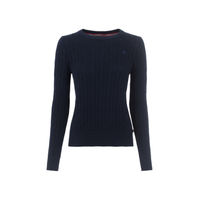 Produktbild von Cavallo Strickpullover Damen Blau Baumwolle Größe 42