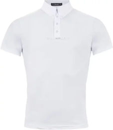 Produktbild von Cavallo Turnier-Poloshirt für Herren in Weiß aus Polyester Größe L
